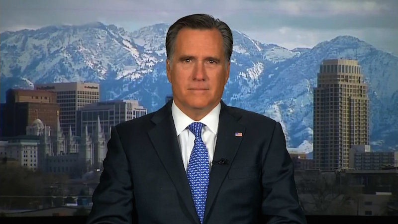 Former Republican presidential nominee Mitt Romney will speak Thursday on'the state of the 2016 presidential race' he said in a press release.
File Former Presidential Candidate Mitt Romney talks with CNN's Wolf Blitzer Wednesday