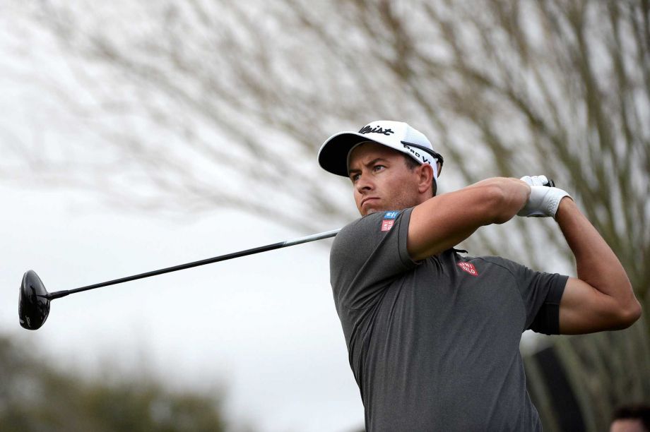 Adam Scott of Australia watches his tee shot on the 10th hole during the first round of the Arnold Palmer Invitational golf tournament in Orlando Fla. Thursday