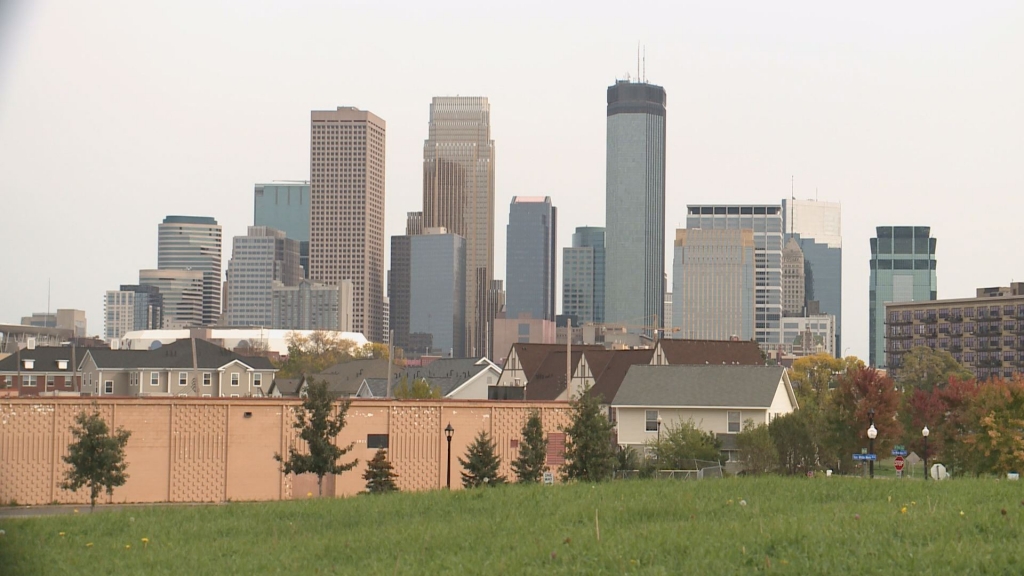 Downtown Minneapolis- Stock image