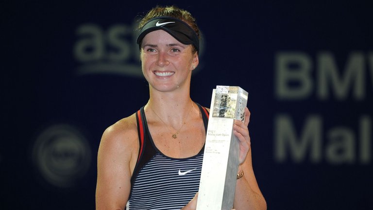 Elina Svitolina has claimed her first title of the year