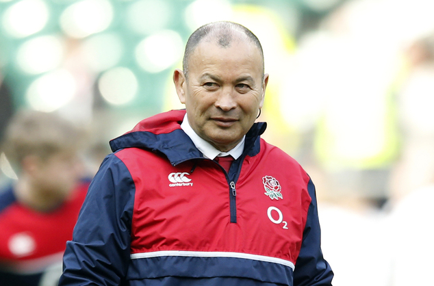 England¿s Head Coach Eddie Jones watches the warmup before the Six Nations international rugby match between England and Wales at Twickenham stadium in Londo