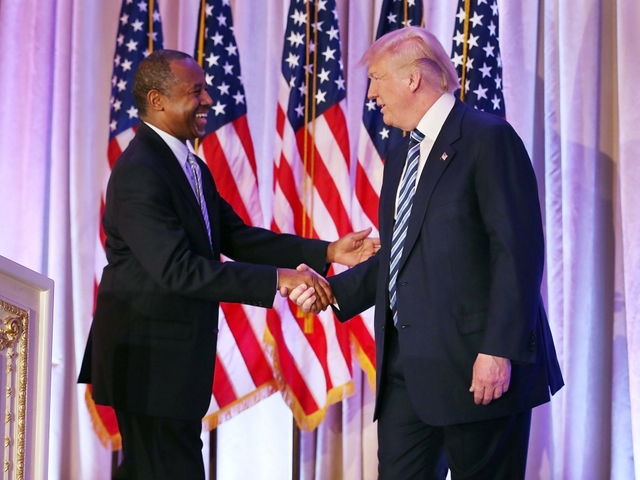 Ex-Republican presidential candidate Ben Carson backs Donald Trump in presidential race