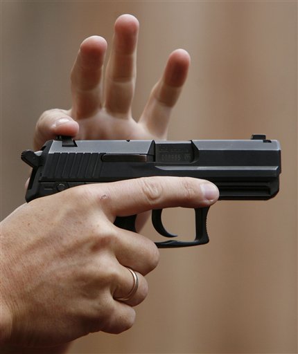 FILE image of a handgun