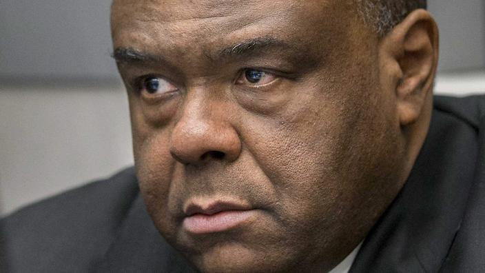 Former DR Congo Vice President Jean Pierre Bemba Gombo in a court room of the International Criminal Court.            
    
              
     
      Nex