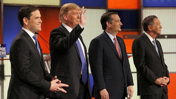 Republican debate turns into cock fight – Trump defends size of his man parts