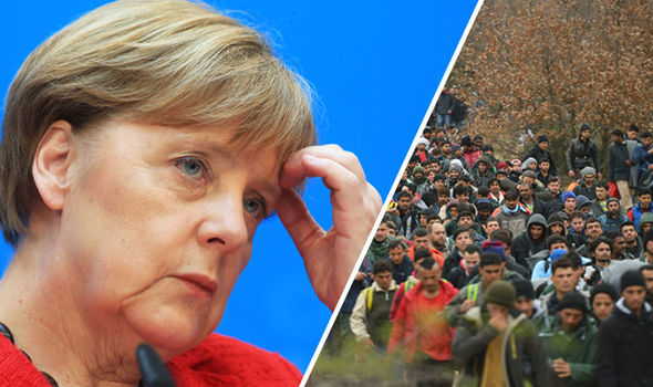 Angela Merkel and migrants