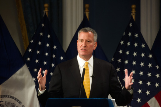 New York City Mayor Bill de Blasio