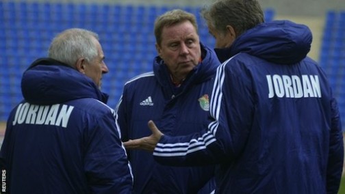 Harry Redknapp and his coaching crew