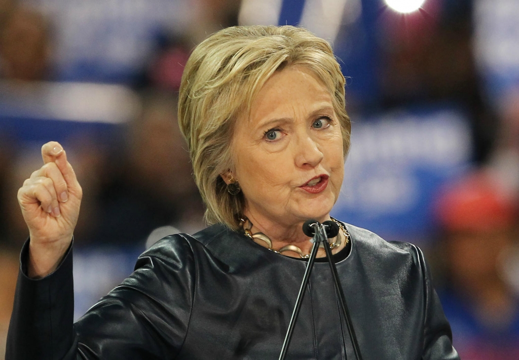 Hillary Clinton at the St. Louis Carpenters Apprenticeship School in Affton