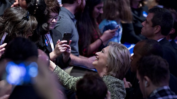 Hillary Clinton in Tampa Florida on Thursday