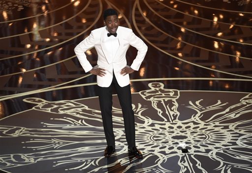 Host Chris Rock speaks at the Oscars on Sunday Feb. 28 2016 at the Dolby Theatre in Los Angeles