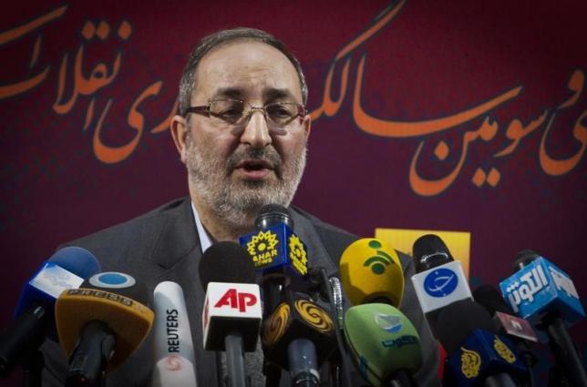 Spokesman for Iran's Joint Armed Forces Staff Masoud Jazayeri speaks during a news conference in Tehran