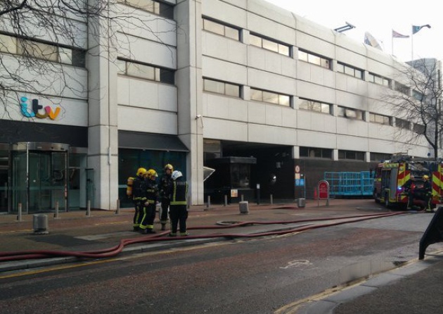 ITV guests waited outside unsure what to do on Good Friday as the studios smoked