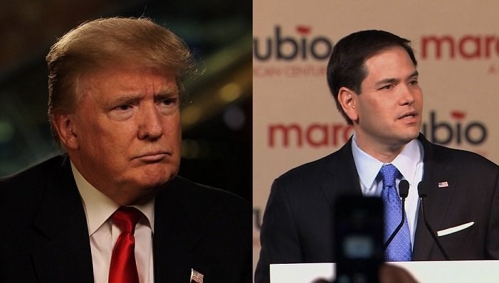 In an interview on ABC's'This Week with George Stephanopoulos Donald Trump said he's not sure whether Marco Rubio is eligible for the presidency