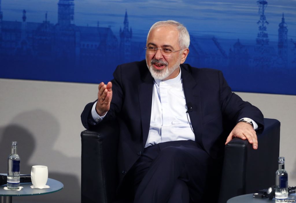 FILE- Iranian Foreign Minister Foreign Minister. Zarif reiterated that Iran sees the missiles as a key measure of self defense and that they are not meant to deliver nuclear warheads