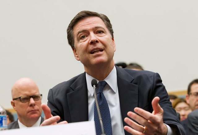 James Comey director of the FBI Click