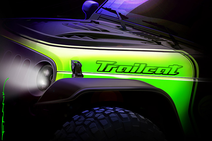 The Jeep Trailcat Might Be a Hellcat-Powered Wrangler