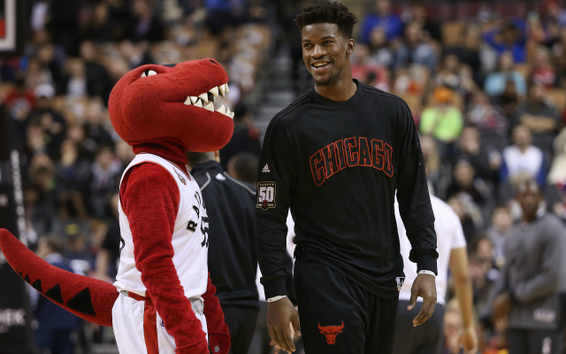 Jimmy Butler would like to see the Raptor again