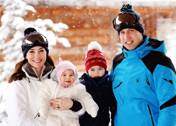 Royal Cuteness Alert George and Charlotte Enjoy Their First Trip to the Snow