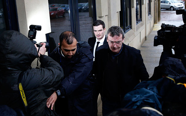 Adam Johnson arrives at court