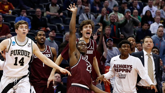 NCAA tournament- Little Rock-Purdue