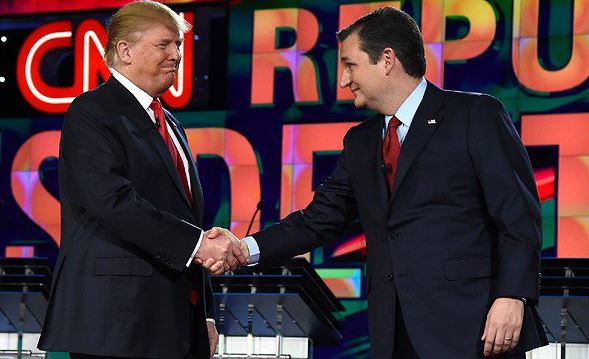 Donald Trump & Ted Cruz Defend Their Women In 'White House Race: The Reality Show'