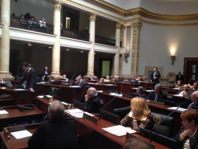 Kentucky Senate During Debate on SB 180