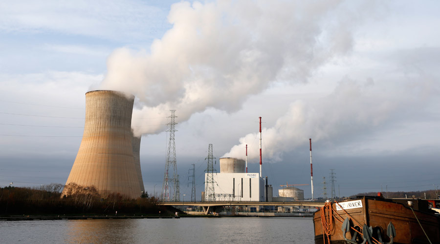 General view of the Tihange nuclear plant of Electrabel the Belgian unit of French company Engie former GDF Suez in Tihange Belgium