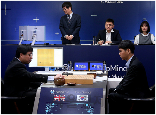 Lee Se-dol and Alpha Go had their first Go match on March 9 at the Four Seasons Hotel in Seoul