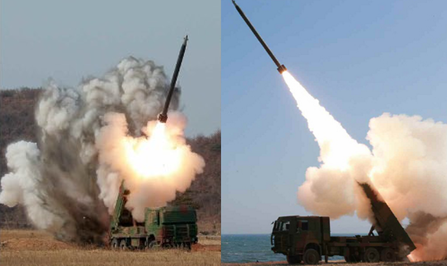 Left March 4 Right March 22 | Image Rodong Sinmun