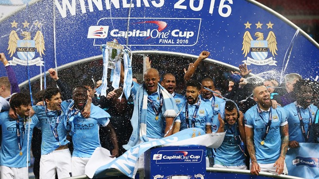 Caballero stars as Manchester City lift League Cup