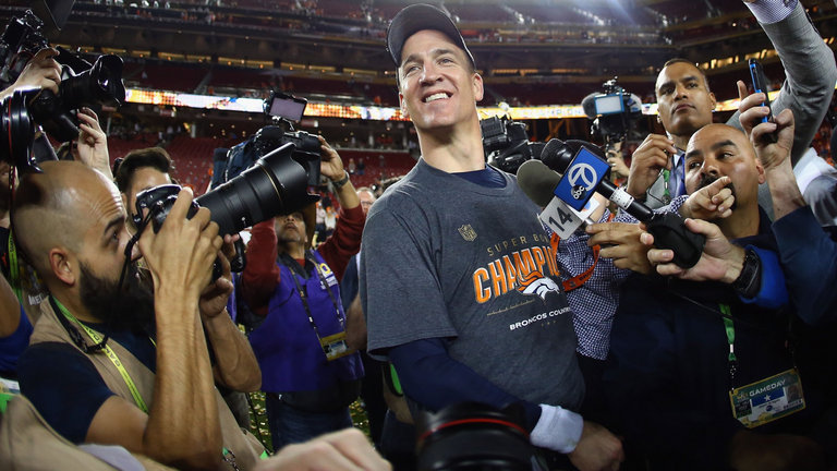 Manning bowed out after winning his second Super Bowl