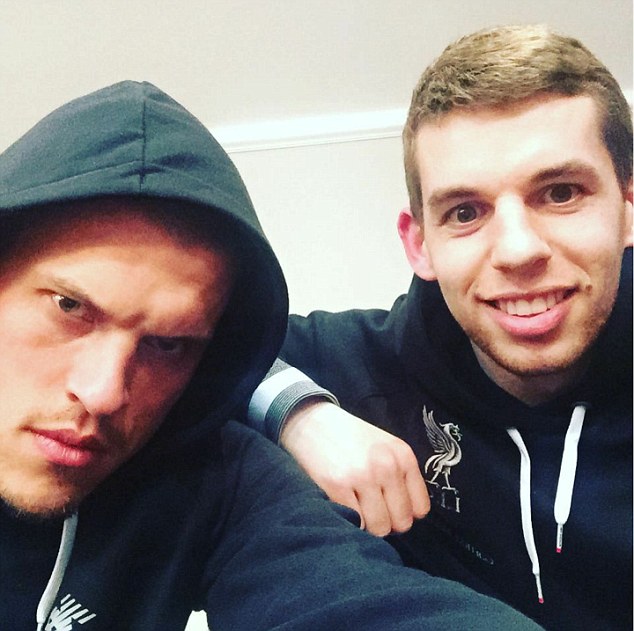 Martin Skrtel and Jon Flanagan displayed contrasting emotions after their six-hour coach journey to London