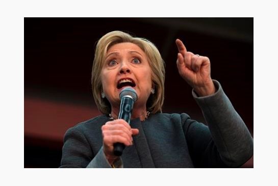 Democratic presidential candidate Hillary Clinton speaks at a campaign event at George Mason University in Fairfax Va. Monday Feb. 29 2016