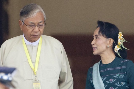 Htik Kyaw Aung San Suu Kyi