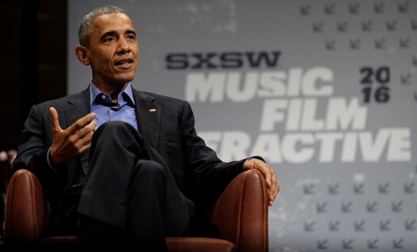 Obama speaks at SXSW