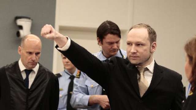 Norway mass killer Breivik compares himself to anti-apartheid leader Nelson Mandela