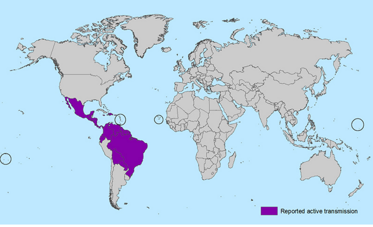 Zika map