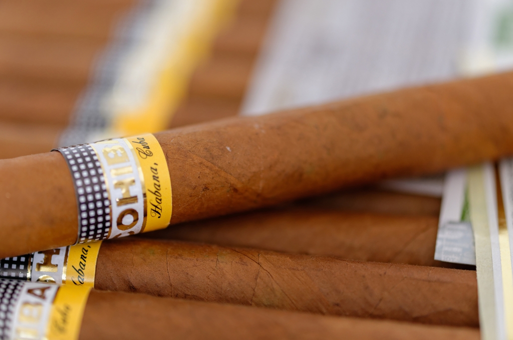 Cohiba is a brand for two kinds of premium cigar Esplendido and Robusto. The name cohíba derives from the Taíno word for'tobacco