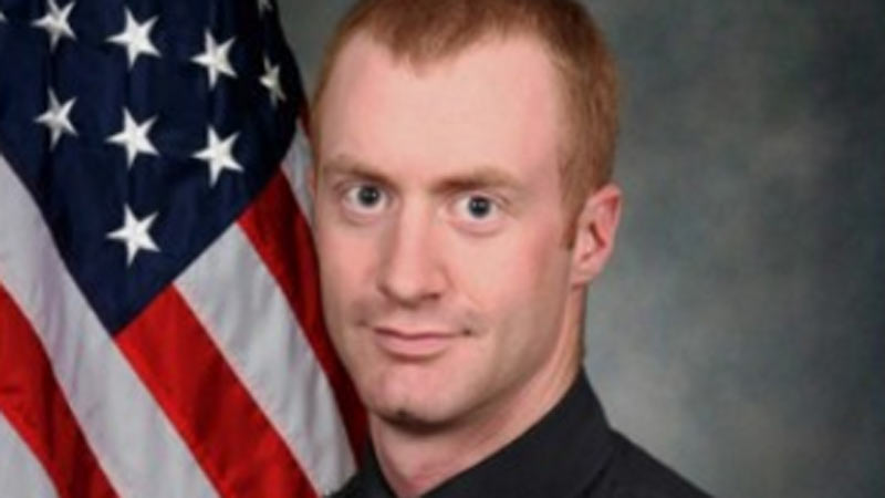 Officer Allen Jacobs 28 was shot dead after trying to interview an admitted gang member police in Greenville South Carolina said