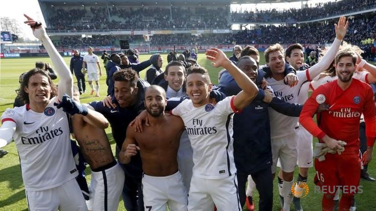 PSG can win title on Sunday after Monaco draws with Reims