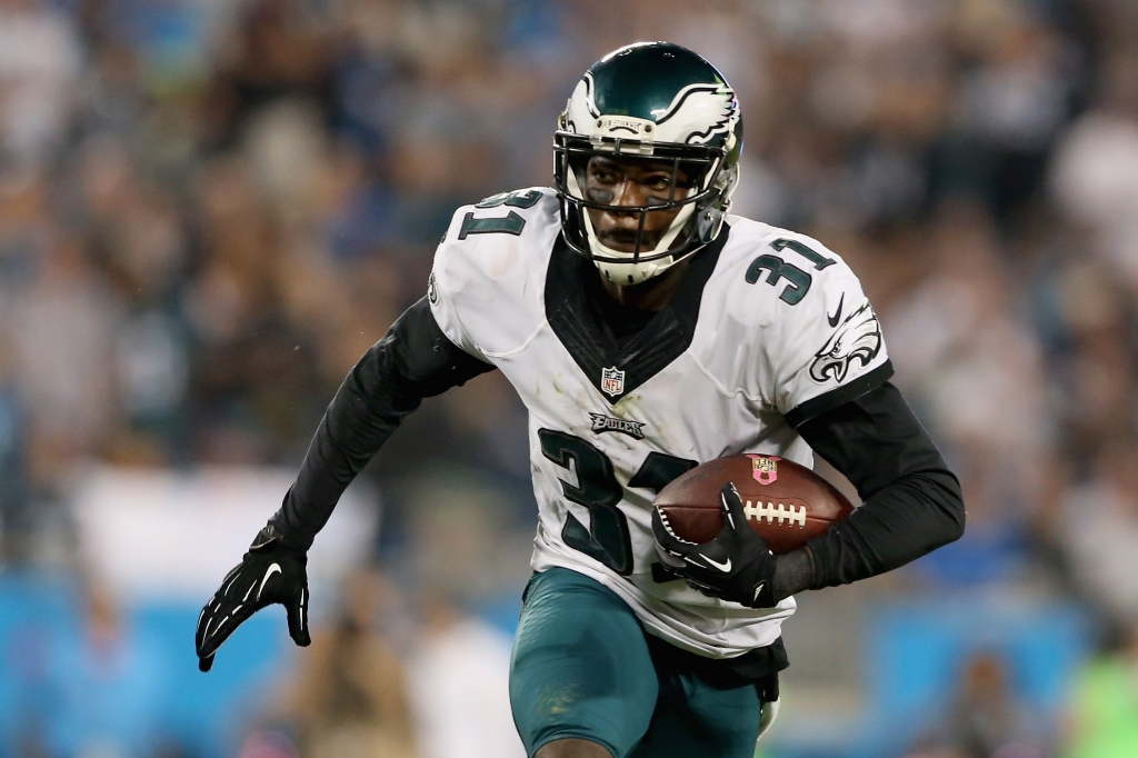 Byron Maxwell #31 of the Philadelphia Eagles during their game at Bank of America Stadium