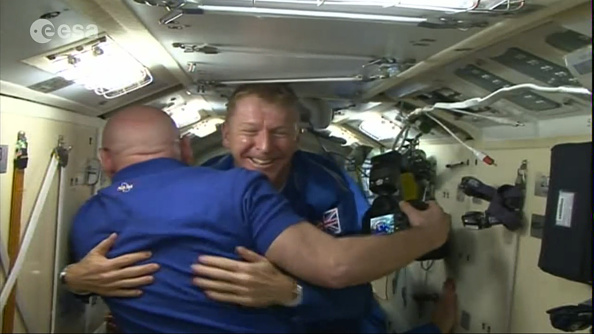 Scott Kelly and Tim Peake