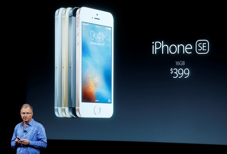 Apple Vice President Greg Joswiak introduced the iPhone SE