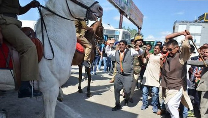 Watch BJP MLA Ganesh Joshi denies attacking horse posts new video