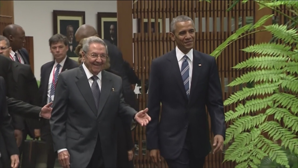 Castro and Obama