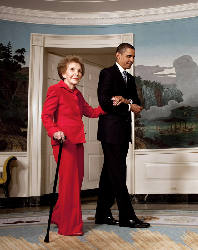 President Obama led tributes to Nancy Reagan