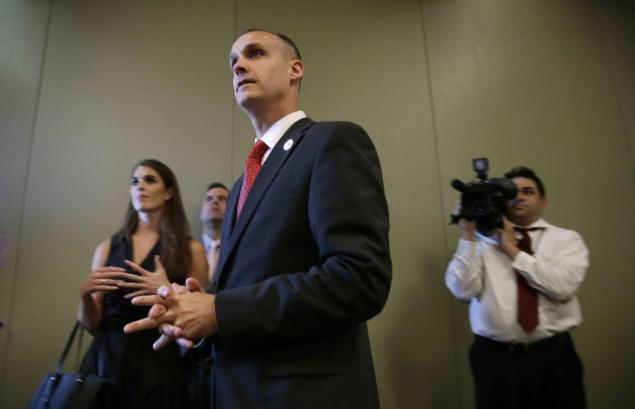 Corey Lewandowski the campaign manager for the Donald Trump’s surging campaign was seen aggressively grabbing Breitbart News reporter Michelle Fields at a press conference Tuesday after she attempted to ask the mogul a question