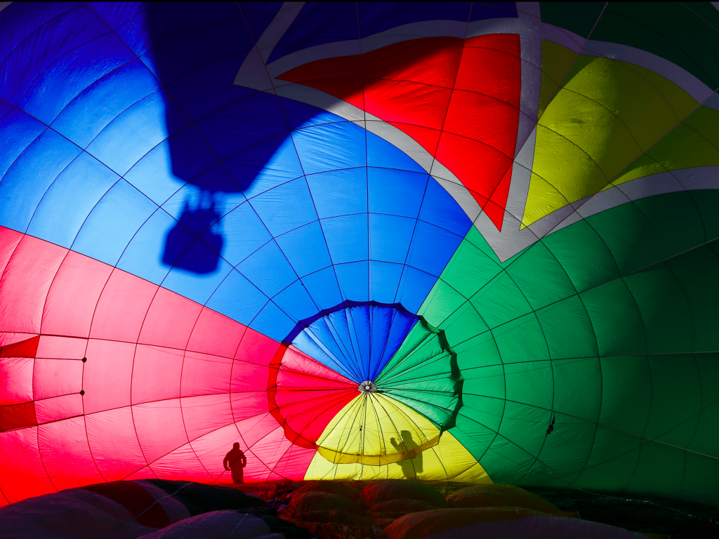 Inflation Baloon Silhoutted