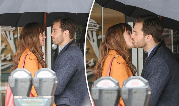 Dakota Johnson and Jamie Dornan pack on the PDA